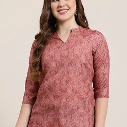 HERE&NOW Paisley Printed Kurti-image-92