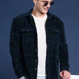 Mast & Harbour Men Checked Oversized Casual Shirt-image-77