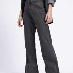 glitchez Women Urban Flow Front Seam Wide Leg Jeans-image-23