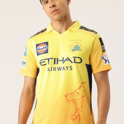 playR Unisex Printed Textured Chennai Super KingsT-shirt-image-41