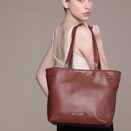 French Connection Structured Shoulder Bag with Pouch-1
