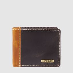 Hidesign Men Brown Leather Two Fold Wallet-image-73