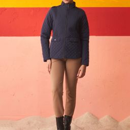 Lakshita Stand Collar Quilted Jacket-46