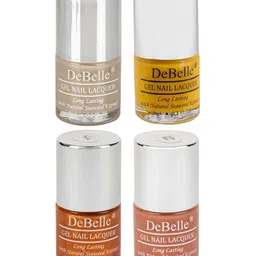 DeBelle Set of 4 Banana Caramel Pastels Nail Polish - 8ml Each-image-30