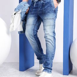 Aeropostale Men Slim Fit Heavy Fade Stretchable Jeans-picture-49