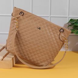 Metro Textured Structured Shoulder Bag With Quilted Style-image-18