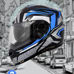 HEADFOX Smart Bluetooth Helmet with Flash Lights image 5