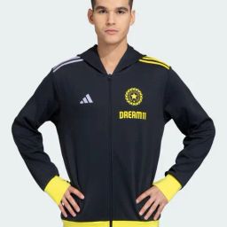 Adidas Grey Cotton Regular Fit Printed Sports Hoodie-image-87