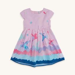 Pantaloons Junior Pink Cotton Printed Dress-image-74