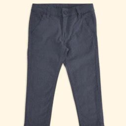 Pantaloons Baby Boys Grey Cotton Self Pattern Trousers-image-10