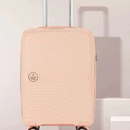 Nasher Miles Bruges Hard-Sided Polypropylene Cabin Luggage Peach 20 inch |55cm Trolley Bag-image-32