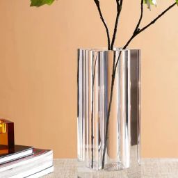 INV Home Clear Crystal Glass Tarsh Vase-1