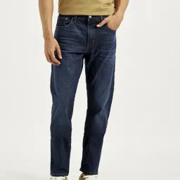 Levi's 512 Dark Blue Cotton Slim Fit Jeans-picture-0