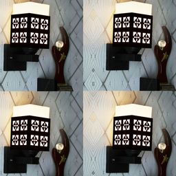 Gojeeva Brown Wood Square Wall Lamps-picture-25