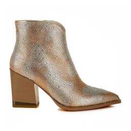 London Rag Women's Off White Casual Booties-image-4