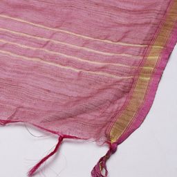 Taavi Solid Tasselled Dupatta with Zari image 2