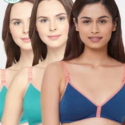 Inner Sense Multicolored Non Wired Non Padded Nursing Bra (Pack Of 3)-picture-11