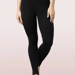 Enamor Black Mid Rise Leggings-image-32