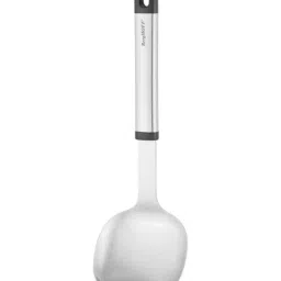 BERGHOFF Essentials Silver & Black Stainless Steel Rice Spoon - Set of 1-27