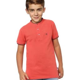 Jack & Jones Junior Red Cotton T-Shirt-image-52