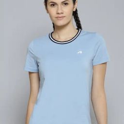 ALCIS Light Blue Round Neck T-Shirt-image-10