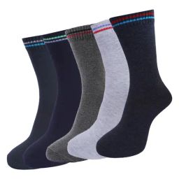 Dollar Multi Cotton Free Size Socks - Pack of 5-image-15