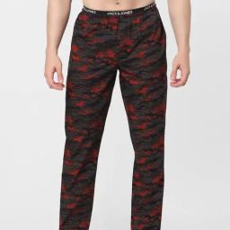 Jack & Jones Multi Cotton Regular Fit Printed Pyjamas-image-11