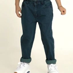 Cherry Crumble By Nitt Hyman Kids Blue Solid Jeans-picture-20