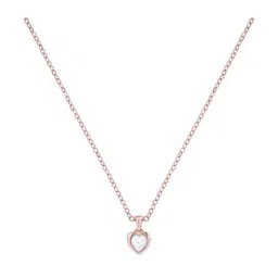 Ted Baker Rose Gold Tone Hannela Crystal Heart Pendant with Chain-12