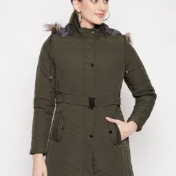 Duke Bottle Green Hooded Jacket-picture-14