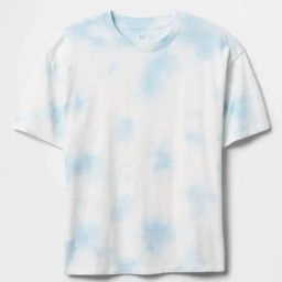 GAP Boys Blue Cotton Tie-Dye T-Shirt-image-35
