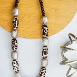 IMLI STREET Multicolor Ethnic Tribal Handmade Resin Beaded Necklace-picture-32