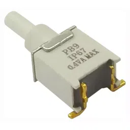 MULTICOMP PRO Standard Pushbutton Switches PB SWITCH, SPST-NO-DM, 0.4A, 20V, SMD, MP-PB9-BBA1RE-7.-1