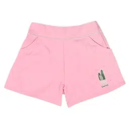 Cutecumber Kids Pink Solid Shorts-picture-15
