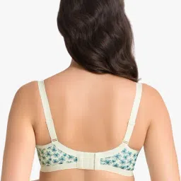 Amante Off White Printed Full Coverage Full Coverage Bra image 2