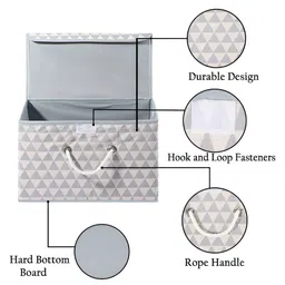 Aura Grey Set of 6 Reusable Drawer Organiser Organisers image 3