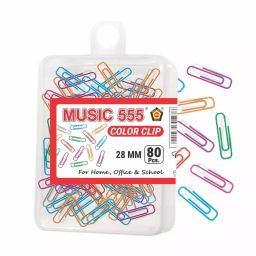 Music 555 28 mm Multi Color U Clips, MUC-4128 (Pack 24 Box)-29