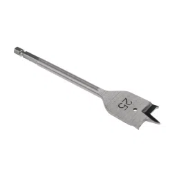 RS PRO Chrome Vanadium Steel Flat Wood Drill Bit, Diameter 25 mm, 1848106 Melatic Grey Color-34