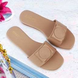 DressBerry Women Colourblocked Open Toe Flats-25