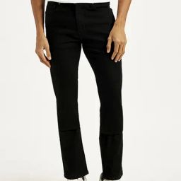 Levi's 513 Black Cotton Slim Fit Jeans-picture-12