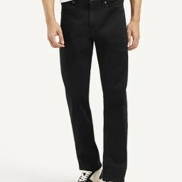 Levi's 513 Black Cotton Slim Fit Jeans-image-53