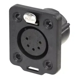 NEUTRIK CHASSIS CONNECTOR FEMALE 5POLE TOP, NC5FDX-TOP-picture-34