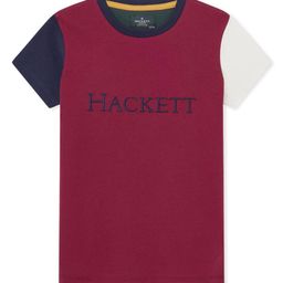 HACKETT LONDON Boys Printed Applique Slim Fit T-shirt-image-53