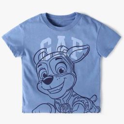 GAP Boys Blue Blended Graphic T-Shirt-picture-38