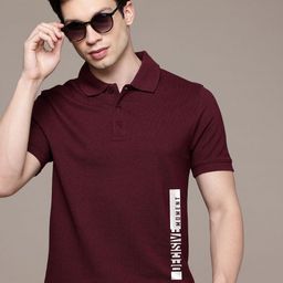 Moda Rapido Men Graphic Printed Polo Collar Cotton T-shirt-picture-23