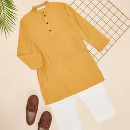indus route by Pantaloons Boys Regular Kurta with Pyjamas-image-5