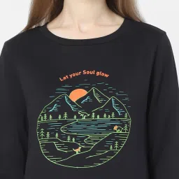 vero moda VM GLOW LS SWEAT SMU IN image 5
