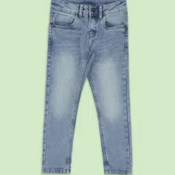 Pantaloons Junior Blue Tapered Fit Jeans-picture-11