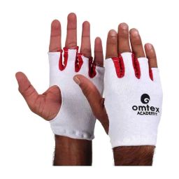 Omtex White Cut Fingers Cricket Inner Gloves-image-35