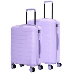 Nasher Miles Vienna Hard-Sided Luggage Set of 2 Purple Trolley Bag (55 & 65 cm)-16